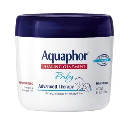 Aquaphor Baby Healing Ointment, Advanced Therapy Skin Protectant for Diaper Rash - 14 Oz Jar