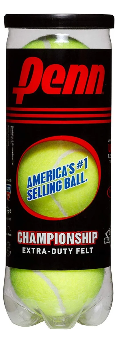 Penn Championship Extra Duty Tennis Balls, Official USTA League Pressurized Can - 3 Balls