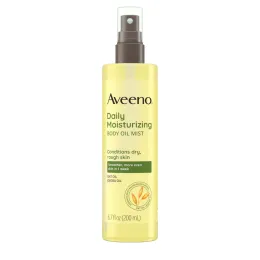Aveeno Daily Moisturizing Body Oil Mist, Nourishing Dry Spray with Jojoba Oil - 6.7 Fl Oz